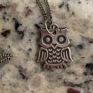 James Avery Owl Necklace